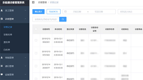 人臉識別訪客管理系統的優勢介紹
